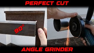 PERFECT STRAIGHT CUTS WITH ANGLE GRINDER - ROUND BAR | HOLLOW SQUARE BAR