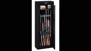 Stack-On GCB-908 8-Gun Steel Security Cabinet, Black