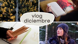 VLOG DICIEMBRE || Un fin de semana de nieve, libros y dibujo ❄️🖌️