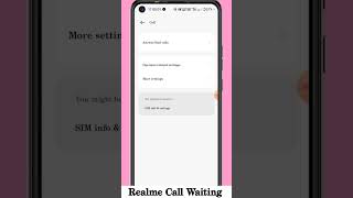 Realme Call Waiting Setting | Realme Call Waiting Option Not Showing | Call Waiting On Kaise Kare