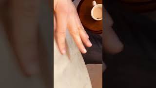 Split your hand #handdrumming #chailatte #sundayafternoon