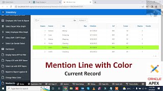 How to Mention Line with Color in Oracle Apex | Mr Gactack