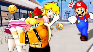 Kidnapping The Bride. Super Mario Bros Story | Mario Roblox