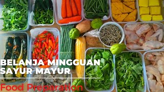 Stock Sayur Minggu Ini | Food Preparation Mingguan