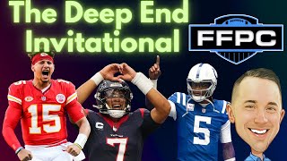 Part 2 FFPC The Deep End Invitational LIVE Best Ball Draft | Superflex Strategy TE Premium