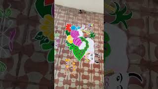 Bhogi special muggu, latest muggu, recent muggu, best Rangoli