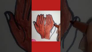 Easy hand drawing #shorts#like#share#subscribe...