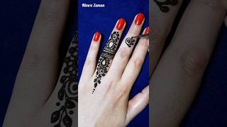 #shorts Cute one finger henna tattoo tattoo design # #mehndi #hennatattoo #mehndidesigns