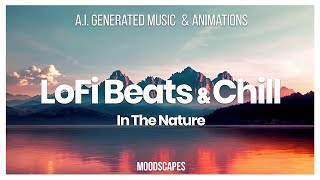 AI-Generated Positive Relaxing LoFi Chillout Music & Peaceful Nature & Landscape Scenes