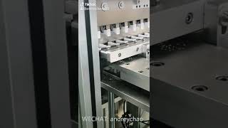 Full automatic medical IV infusion tube set plastic parts assembling connecting making machine line