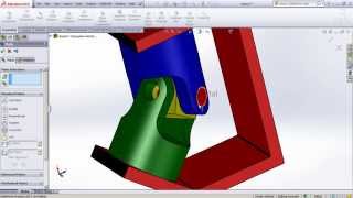 36 - Solidworks 2013 Eğitim - U joint montajı (montaj -3)