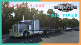 Peterbilt 389 Low Roof Sleeper 500HP American Truck Simulator | Big Tires | Skondegay