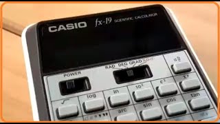 Calculadora CASIO fx-19. Vintage año1976. Unboxing and Review. IDES