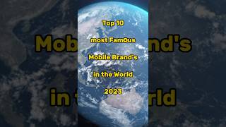 Top 10 Most Famous Mobile Brand's in the World (2023) || Editing Zone || #shorts