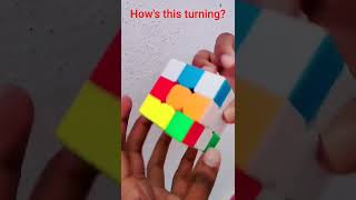 How's this turning style? #rubikscube #rubik #speedcubing #cuber #viral #shorts #reels