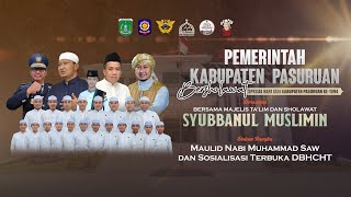 Pemkab Pasuruan Bersholawat Bersama Syubbanul Muslimin | Gus Azmi | 18 September 2023