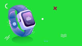 Smart Watch animation Green screen videos