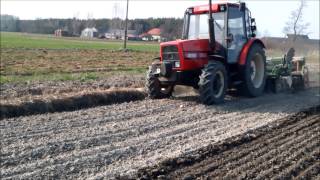 Siew łubinu 2015 | Zetor 9540 + Zestaw Uprawowo-Siewny Tolmet | SOUND ENGINE