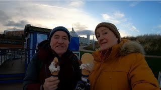 Vanlife - Newcastle Fenwicks window and surviving storm Bert