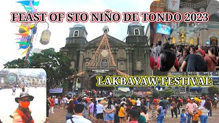 FEAST OF STO NIÑO DE TONDO 2023, LAKBAYAW FESTIVAL