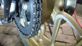 How to clean & lube bikes chain easily