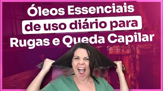 Ela usou Óleos Essenciais diariamente e acabou com rugas e queda de cabelos na menopausa