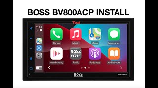 BOSS BV800ACP INSTALL