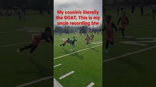 Bro gets held by 3 players but still gets the touchdown! #flagfootball #holding #TD #badcall