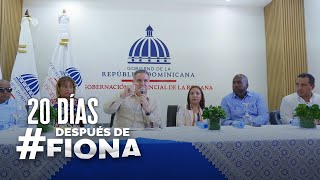 20 días después de Fiona - Rueda de Prensa La Romana