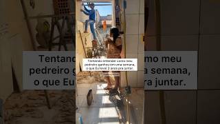 E ainda não tá nem na metade kkk #reforma #viral #humor #comedia #videosengraçados #obra