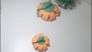 DIY Pumpkin with paper craft 1