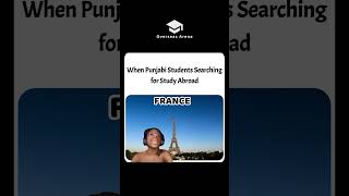 When Punjabi Students Searching for Study Abroad #studyabroad #viral #funny #trending #studyinuk