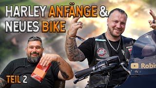 🏍 HARLEY ANFÄNGE, neues BIKE & Harley TREFFEN! 🧐🔥 ROBISCH im Interview [Teil 2] | Rock da Bike