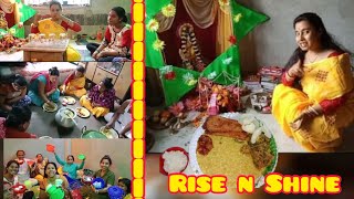 যেভাবে বাড়িতে পুজোয় আনন্দ করি #saraswatipuja #home #family #love #fun #food #masti #video#games