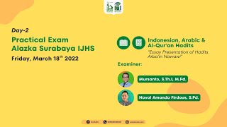 Ujian Praktik 2021-2022 Hari ke-2 (Al-Qur'an Hadits, Bahasa Arab, dan Bahasa Indonesia)