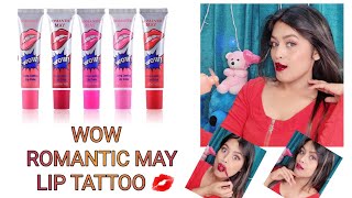 PERMANENT PINK LIPS| ROMANTIC MAY💋|LIP TATTOO|PEEL OFF LIPSTICK| WOW ROMANTIC BEAR|peel off lipstick