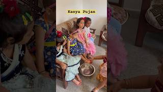 Kanya Pujan 2024 #kanyapujan #kanchika #mahanavami #navratri #youtubeshorts #shortsfeed #mela