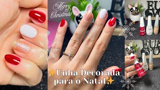 UNHA DECORADA PARA O NATAL | Decoração Criativa para as Festas