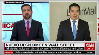 CNN Chile: Andrés Vicencio comenta desplome de Wall Street