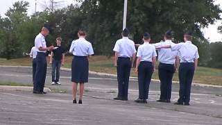 C/2Lt Thomas conducts drill testing at CAP