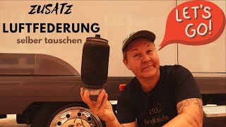 GOLDSCHMITT LUFTBÄLGE austauschen | Zusatz Luftfederung | MB Sprinter | #selbermachen #vanlife