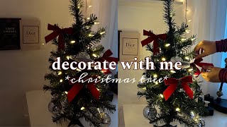 DECORATE MY MINI CHRISTMAS TREE WITH ME | 2024