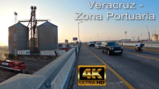 [4k] Tour Puente Morelos - 😱INCREIBLES TOMAS DE LA ZONA PORTUARIA!! - TOUR VERACRUZ