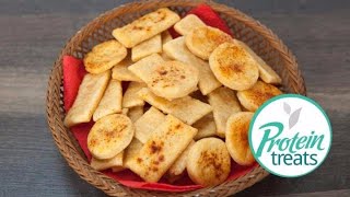 Parmesan Garlic Crackers - Protein Treats by Nutracelle