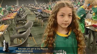 Interviu Stathopoulou Maria -Educatie prin Sah Cluj-Napoca turneu de popularizare a sportului mintii