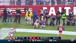 Week 11 2016: Julian Edelman red zone receiving Touchdown for first score of game