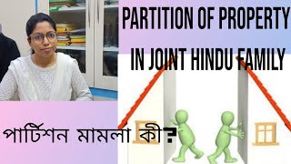 Partition of property. How to file Partition Suit? (পার্টিশন কী ? পার্টিশন মামলা কীভাবে ফাইল করবেন?)