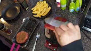 Will it Waffle!? All-American Special - burgers, fries, and apple pies!