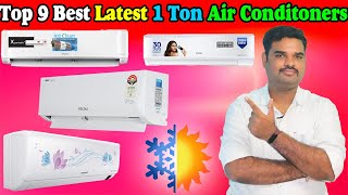 ✅ Top 9 Best 1 Ton AirConditioner In India 2024 With Price |Latest A/C Review & Comparison