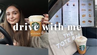 Drive with me | Autumn Starbucks & chats